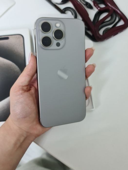 Iphone 15 pro max, 256 gb, odiy sim/ e-sim kartayam ketadi