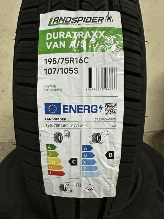 Нови всесезонни бусови гуми LANDSPIDER DURATRAXX VAN A/S 195/75R16C 107/105S 1957516C