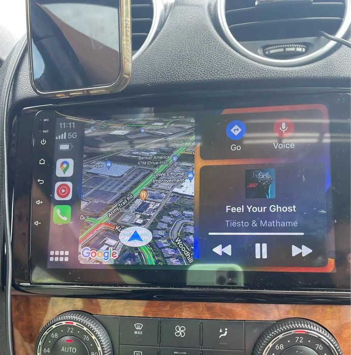 PROMO–Navigatie Android 15 Mercedes ML/GL W164 X164 – CarPlay QLED DSP - Camera Marsarier Cadou