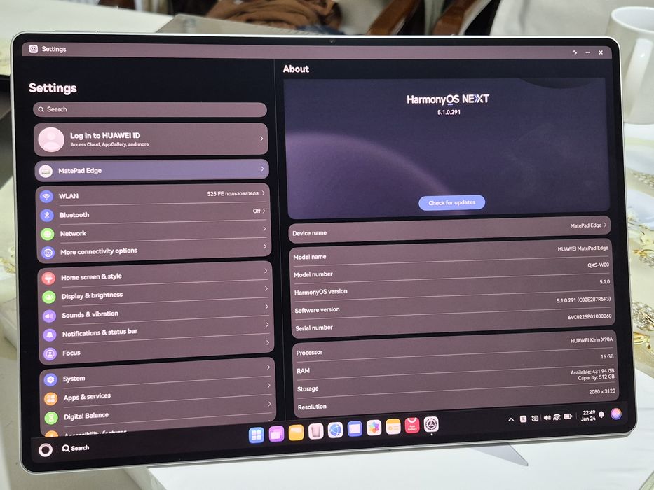 Huawei Matepad Edge 14.2 дюйм 16/512 Gb продается