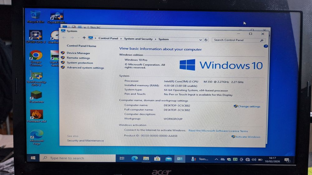 Vand leptop Asus Aspire 5742z i3 M350