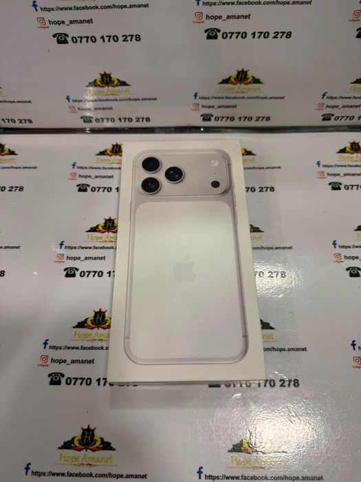 Hope Amanet P13 / iPhone 17 Pro Max / 512 GB / Silver / NOU