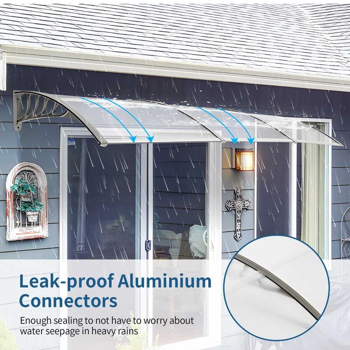 Поликарбонатен навес, тента 296/90см