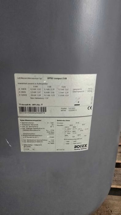 Boiler Rotex 500 l cu 3 serpentine din inox.
