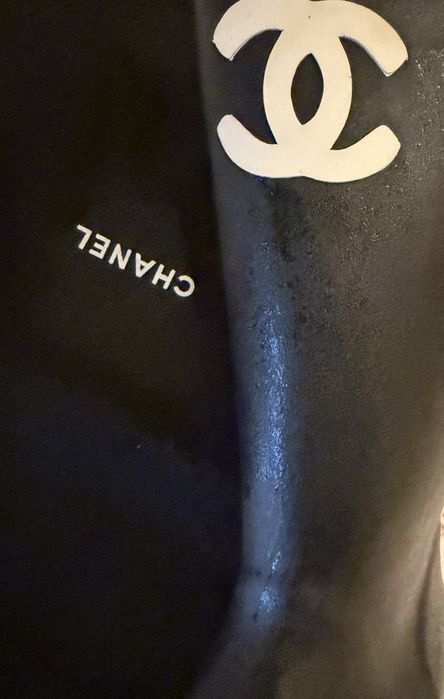 Черни ботуши  Chanel номер 39