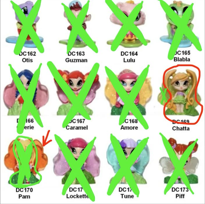 Киндеры Винкс, феечки, зверюшки