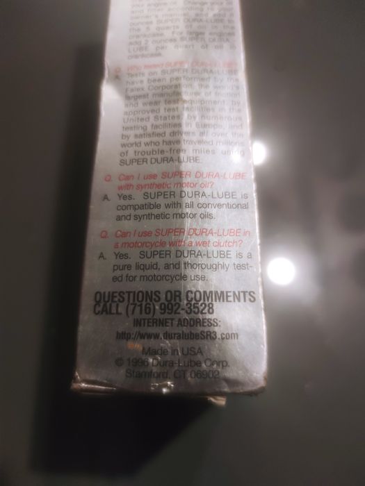 Vând aditiv pentru motor  Duralube