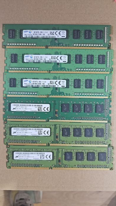 Оперативная память DDR3, DDR2