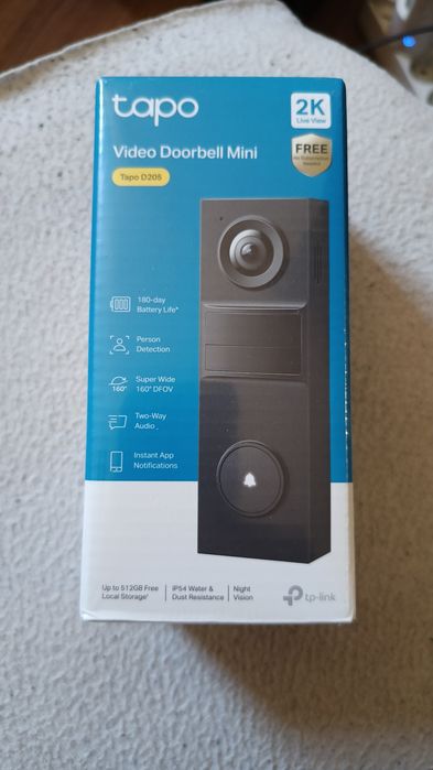 Tapo Video Doorbell Mini D205 Видео звънец