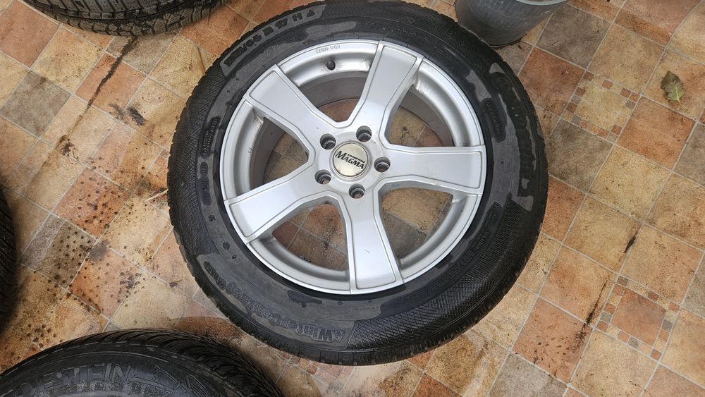 Джанти 17" 5х114 и гуми 215 65 17 - 4бр. зимни гуми Continental Winter