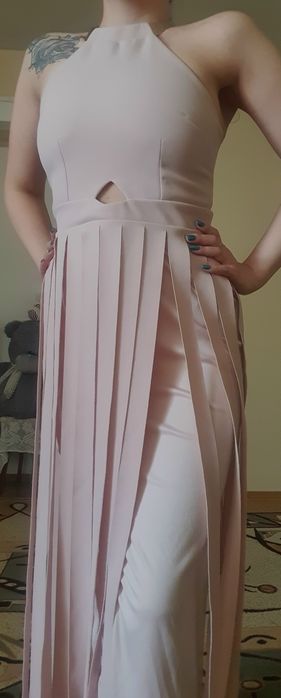 Брендовое платье в пол на выход