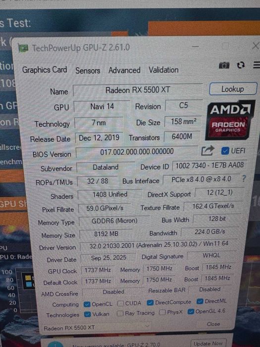 Игровой кейс - Core i5-12400F / 16 gb 3600mhz / RX 5500 XT 8gb GDDR6