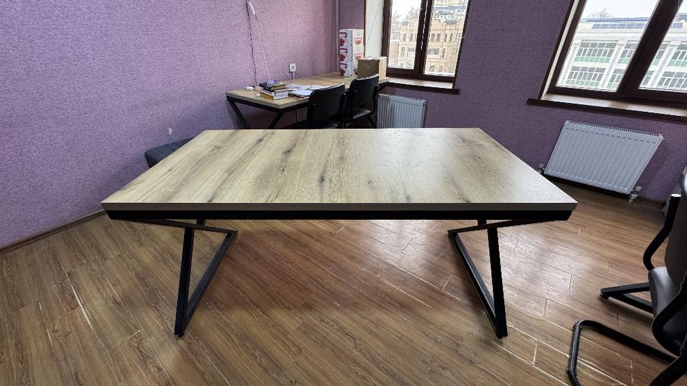 Стол лофт из профиля и лдсп