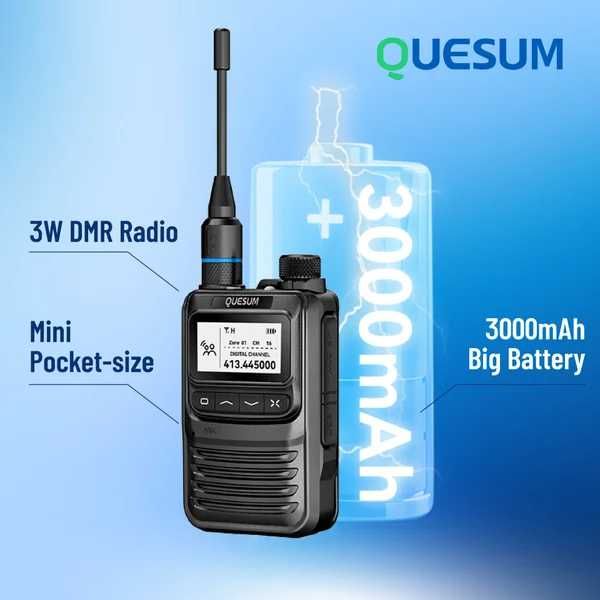 Quansheng M7 – компактнa DMR цифрова+analog  радиостанция 3W