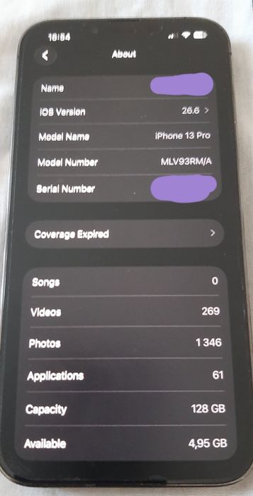 iPhone 13 pro 128 gb