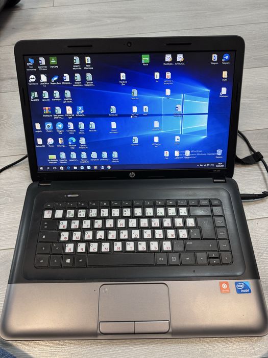 Ноутбук HP 650, работает от зарядки