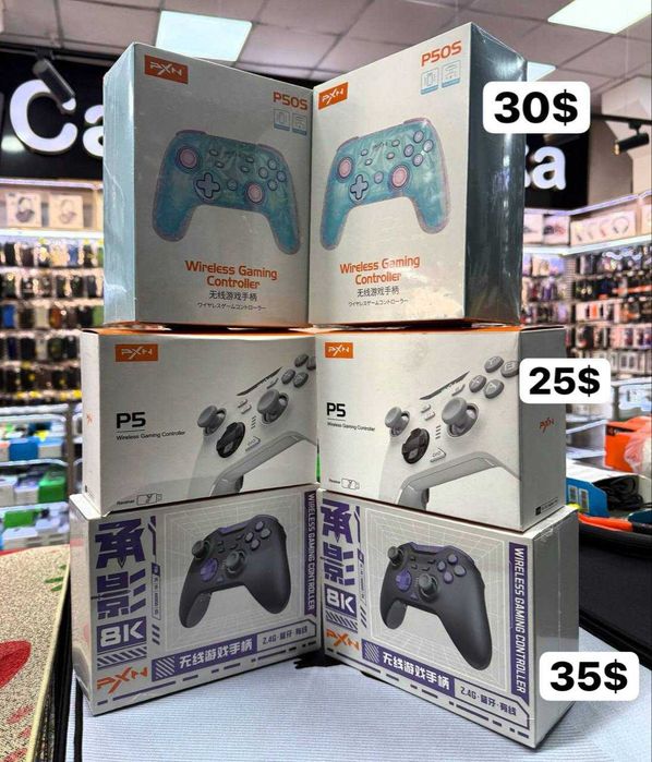 Джойстики (gamepad) PXN на PC и Nintendo Switch