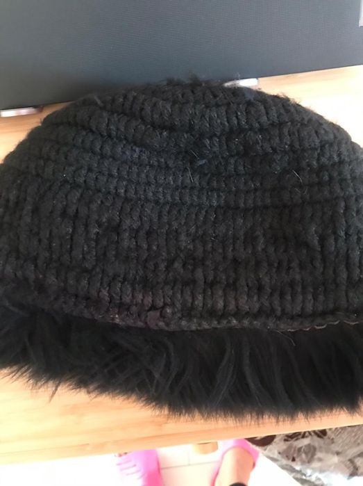 Шапка из меха песца