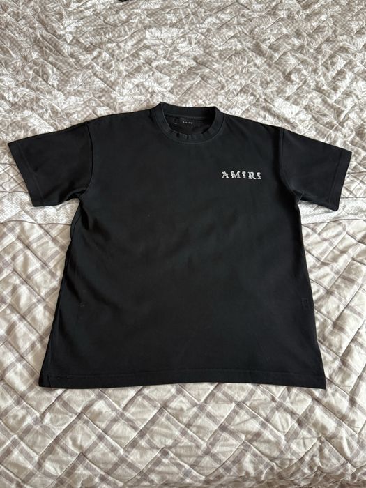Tricou Amiri negru - S nou