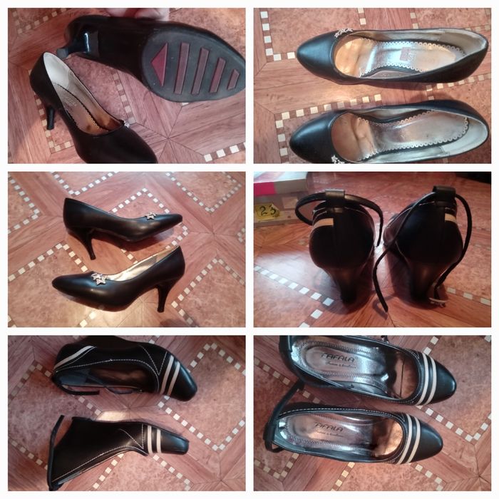 Черные туфли 36, 37 размер