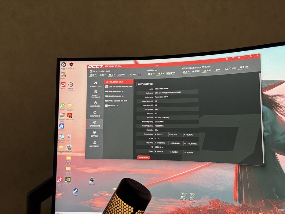 Rtx 3070 +i5 13400