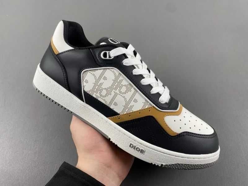 Dior B27 Low Black White Beige Oblique Galaxy