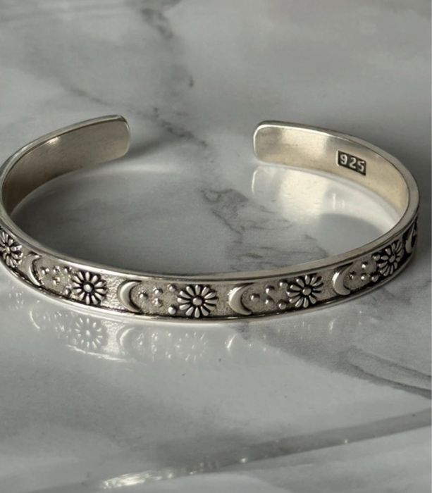 Sun and moon silver 925