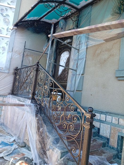 покраска ворот. Дарвоза Darvoza тамирлаш бойаш. Ремонт реставрация.