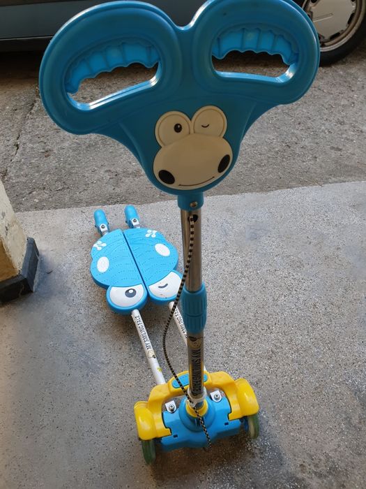 Детска тротинетка ножица с 4 колела