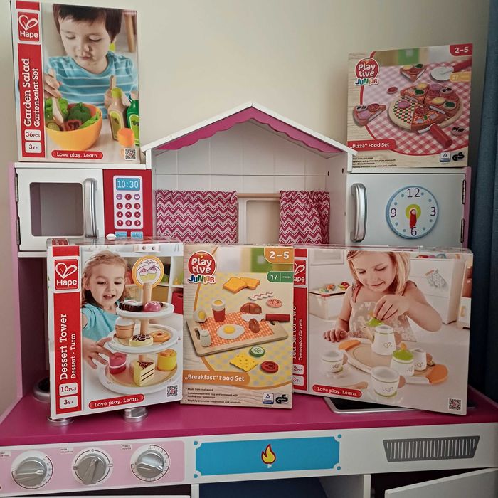 Кухня + дървени уреди и аксесоари