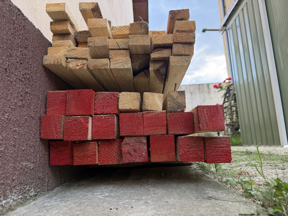 Patrati si scanduri 6x6 , lungime 4m