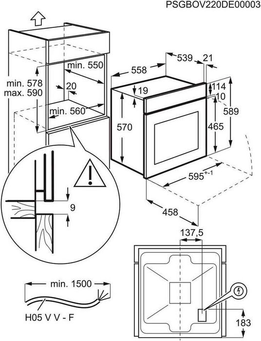 Фурна за вграждане AEG BEE43511AB