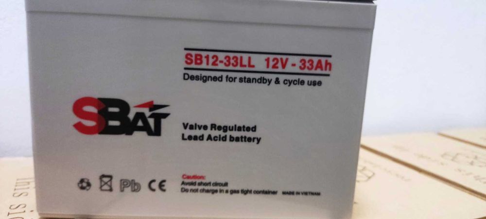 Акумулатор тягов-гелов 33ah