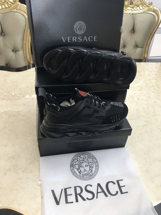 Adidasi Versace Chain blek nou