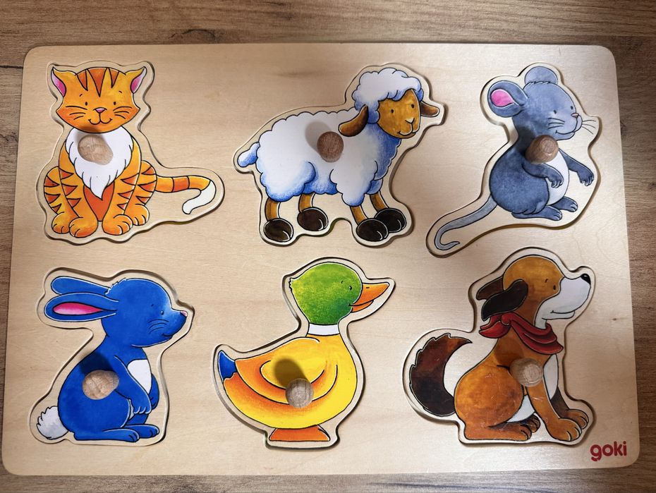 Дървени пъзели Goki и други