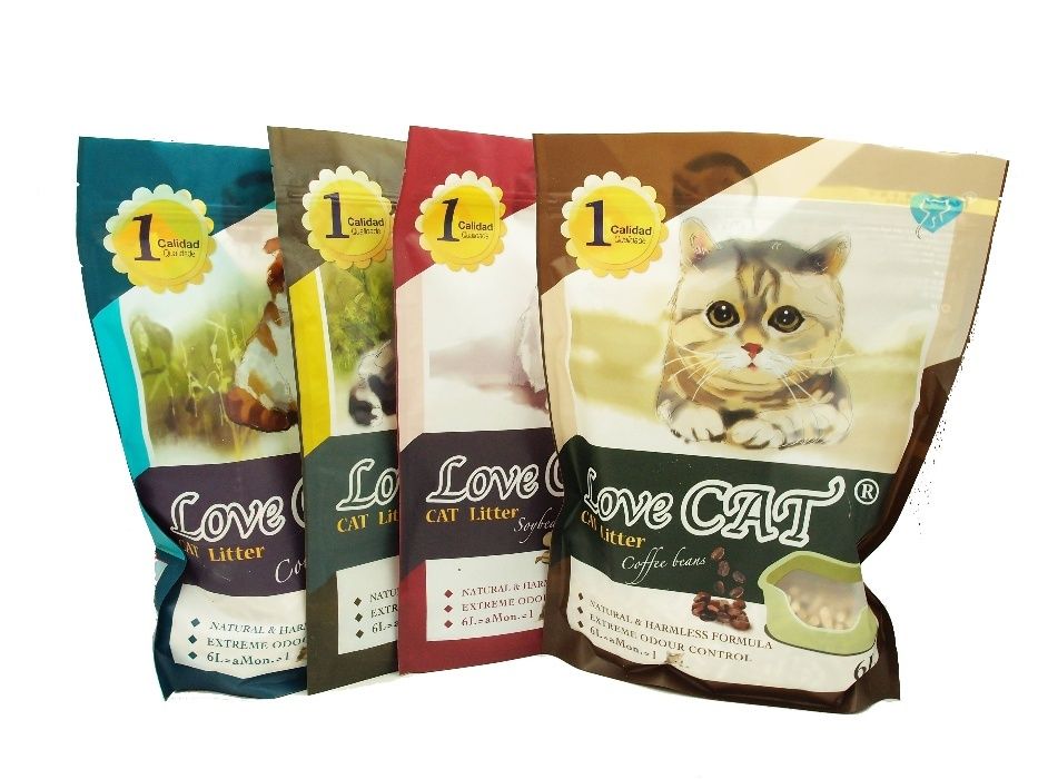 Промо Цена! LOVE CAT LITTER ТОФУ Еко Постелка за Котешка Тоалетна