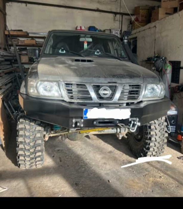 Метални силови брони за Нисан Патрол У61 face,Чероки WJ,Паджеро 2008г