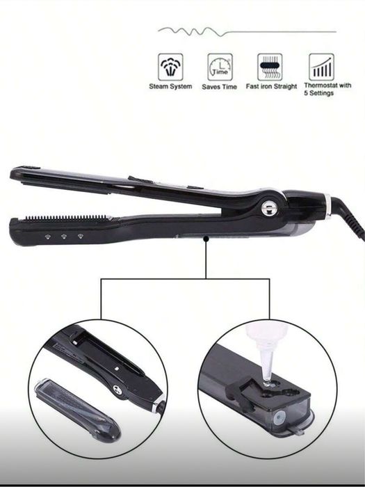 Преса за коса с пара