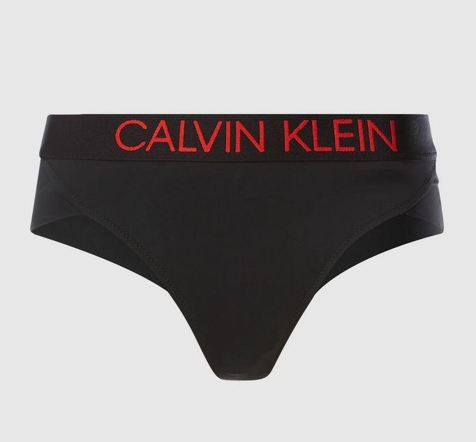 Дамски бански calvin klein, черен, комплект