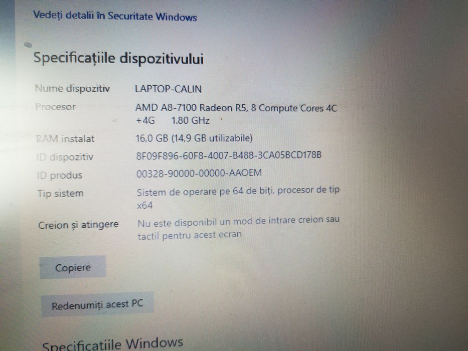 Dezmembrez laptop Acer E5-551