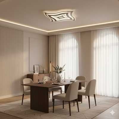 Lustra led moderna pentru bucatarie, balcon, mansarda sau garaj