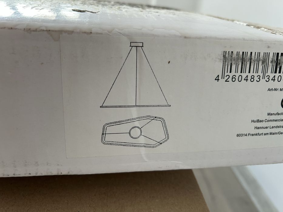 Plafoniera LED hexagon