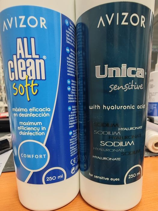 Разтвор за лещи Unica sensitive очила диоптрични контактни