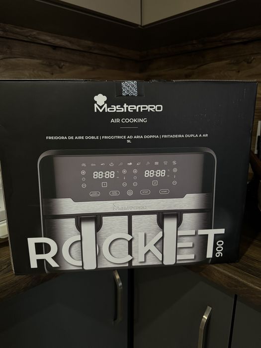 Фритюрник с горещ вьздух/Еьр фрайьр/Air Fryer Masterpro Rocket Duo 900