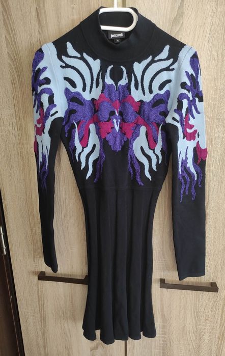 Оригинална плетена рокля Just Cavalli (Размер . S )
