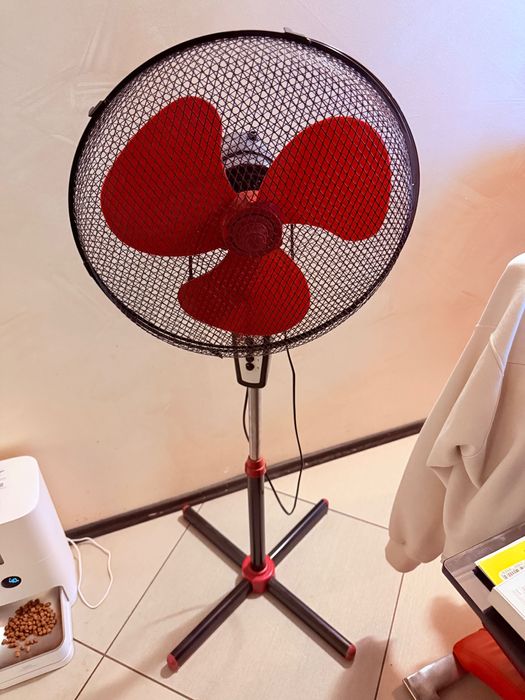 Вентилатор KTN KT-1618 40.0 W, ЧЕРЕН/ЧЕРВЕН