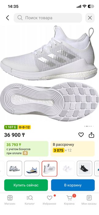 Пролам кроссы адидас волейбольные