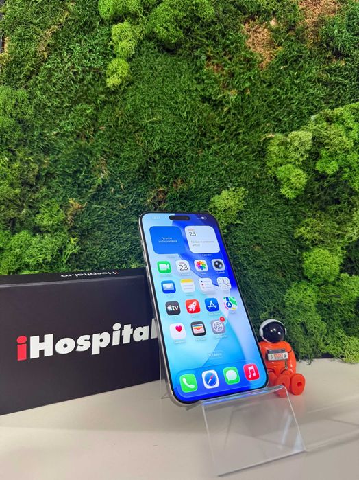 iPhone 15 Pro Max Natural Titanium 256GB, 100% Baterie #7032