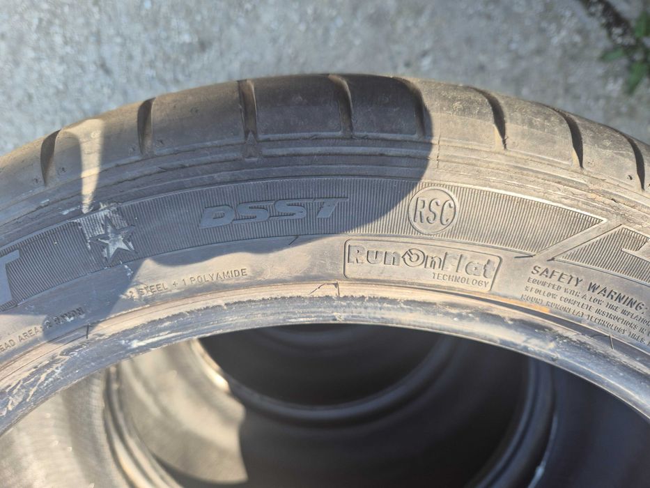 4 Anvelope de VARA - 245/45/19 - 275/40/19 - DUNLOP * OEM BMW RUN-FLAT Stare BUNA - DOT 2017 !