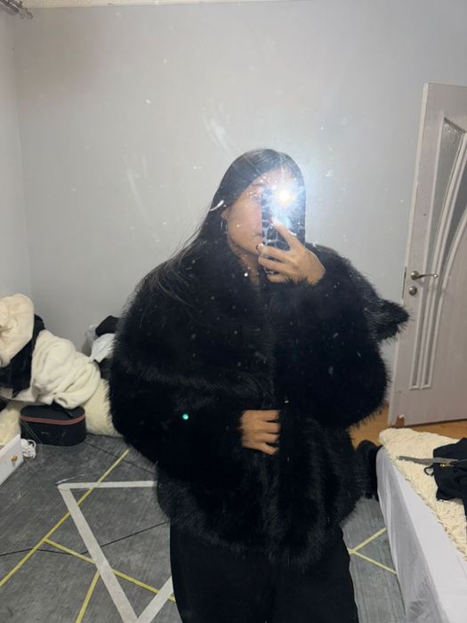 Эко шуба черная, новая